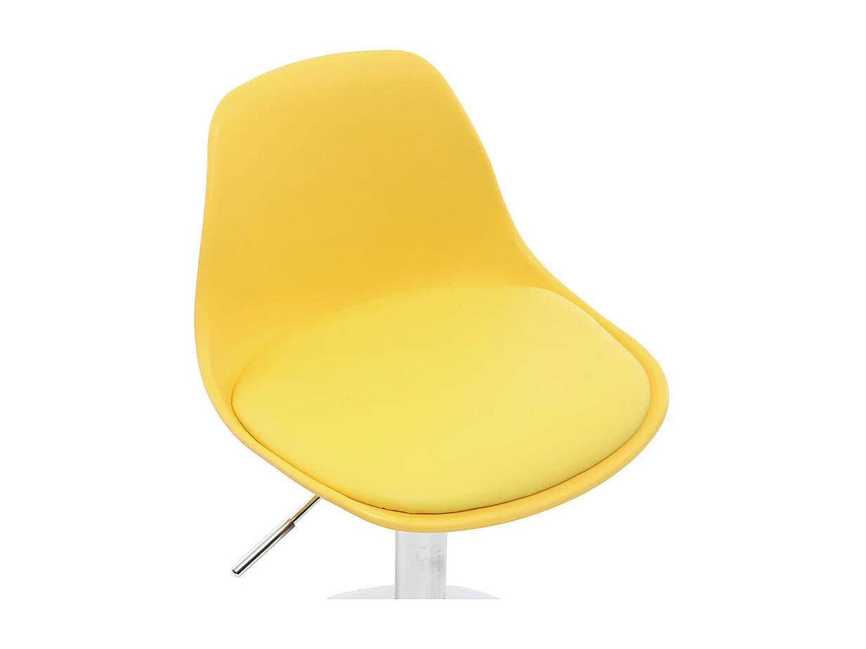 Chaise de bureau design enfant jaune STEEVY