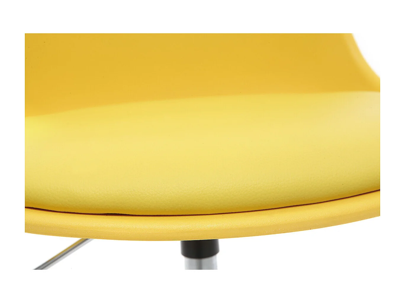 Chaise de bureau design enfant jaune STEEVY