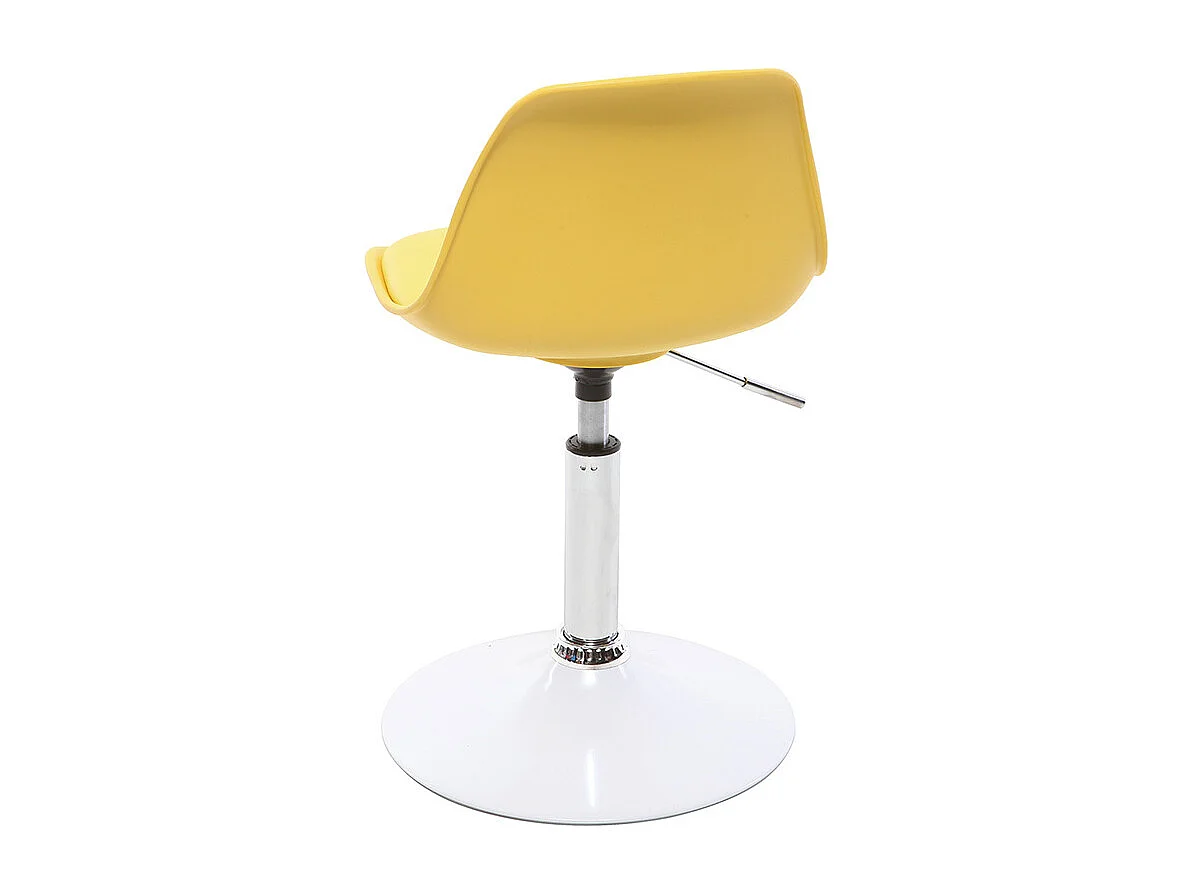 Chaise de bureau design enfant jaune STEEVY