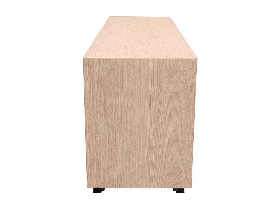 Buffet vintage finition bois chêne 2 portes 3 tiroirs L160 cm MANNY