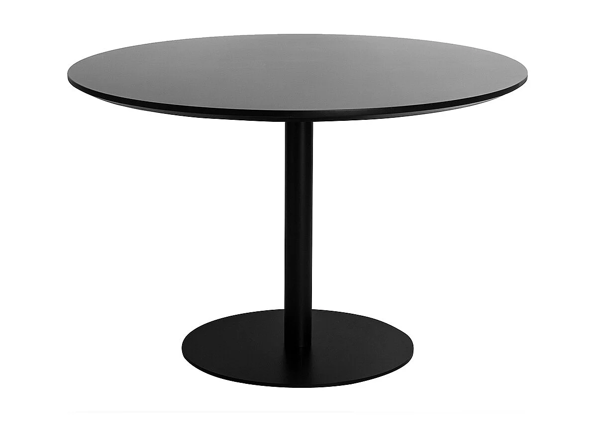 Table à manger design noire ovale L170 cm HALIA
