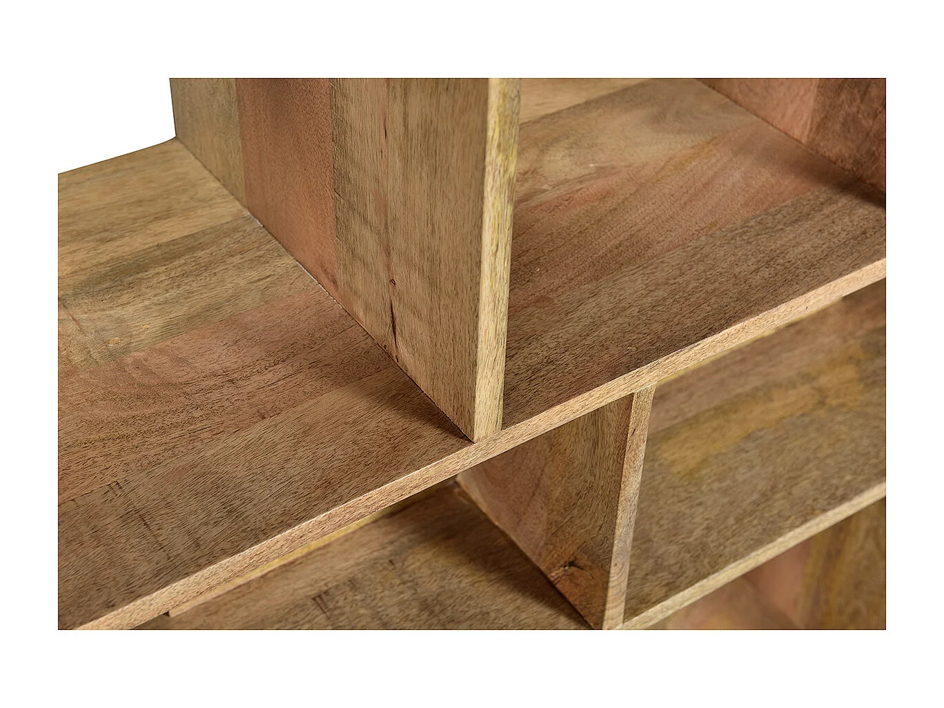 Biblioteca separador en madera de mango maciza L88 cm RUPAH