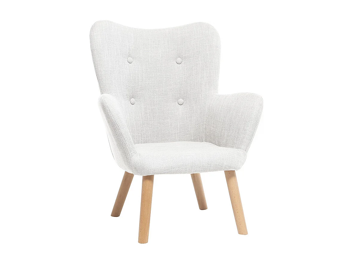 Design-Kindersessel Hellgrau BABY BRISTOL