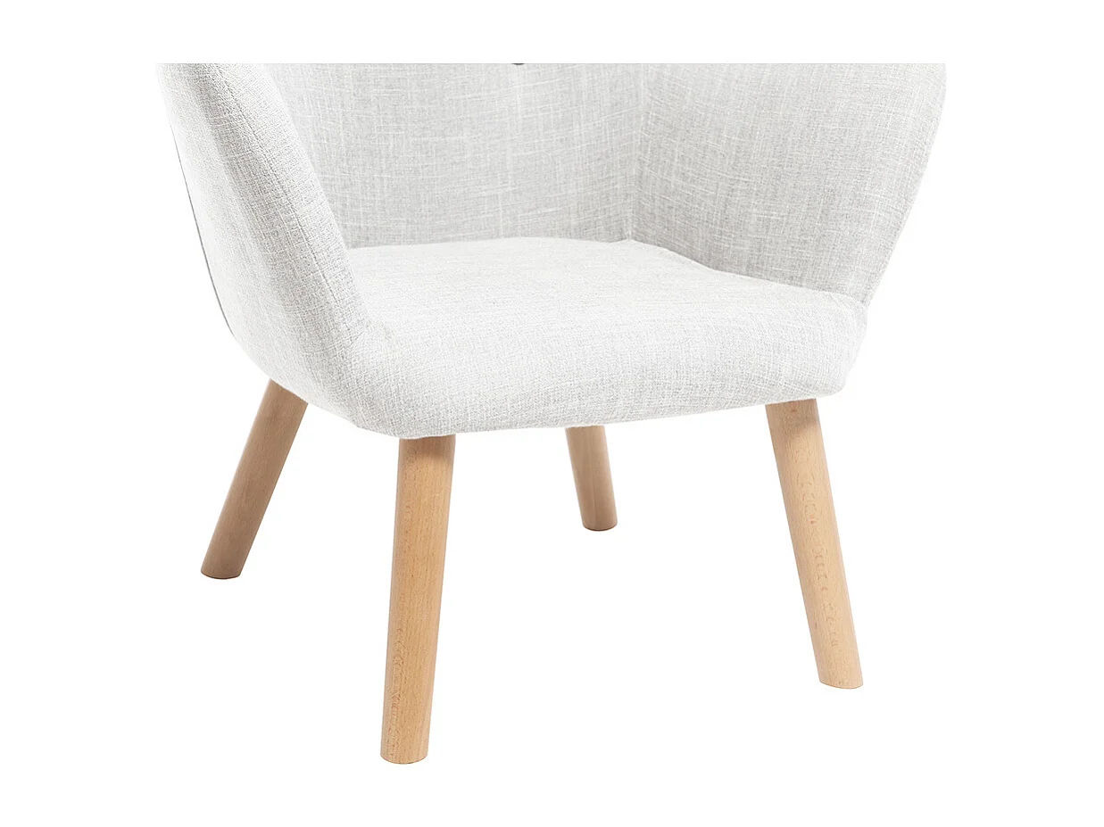 Design-Kindersessel Hellgrau BABY BRISTOL