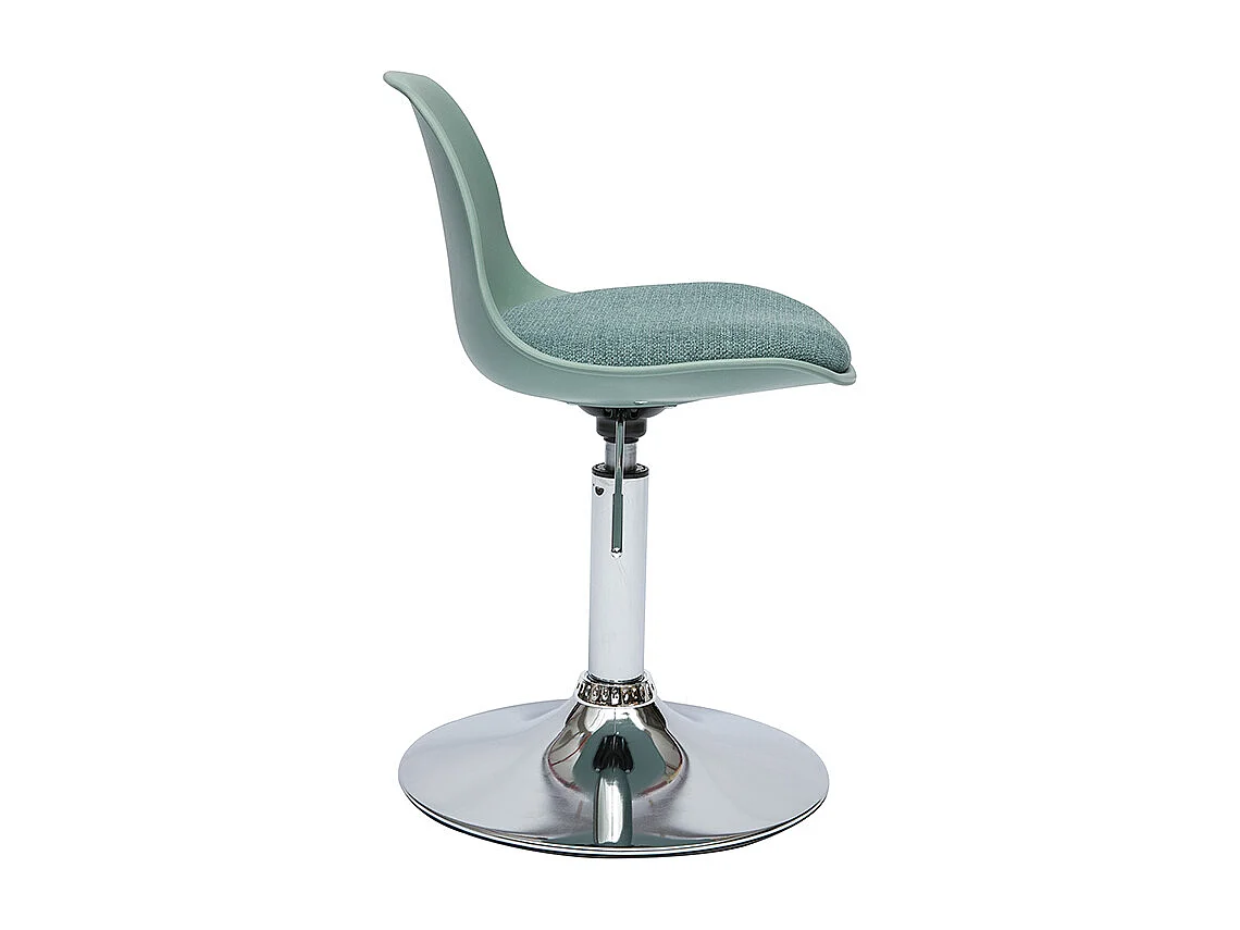 Silla de oficina infantil diseño verde gris STEEVY