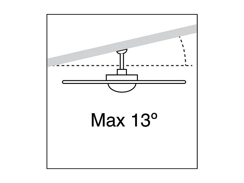 Ventilador de techo BREEZE de estilo moderno-  acero y madera arce- 3 aspas- mando a distancia- LED SMD 15W- K select- IP20