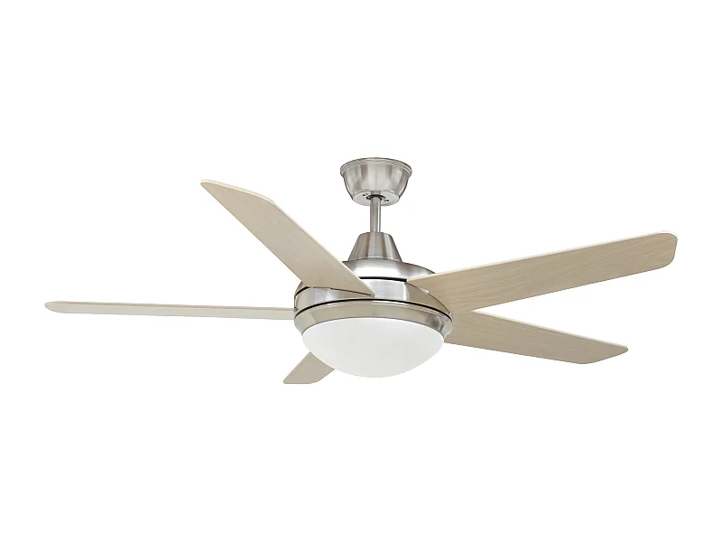 VENTO Deckenventilator im modernen Stil mit LED-Licht – Buchenholz – Wechselstrommotor – 17 W – 3000 K – IP20