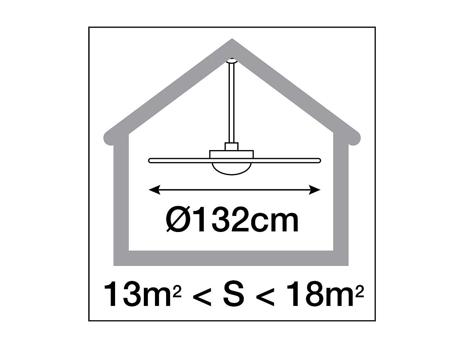 Ventilatore a soffitto Marinada-h.35,50 cm-Alluminio-led 13w-Controller-ip20-Grigio