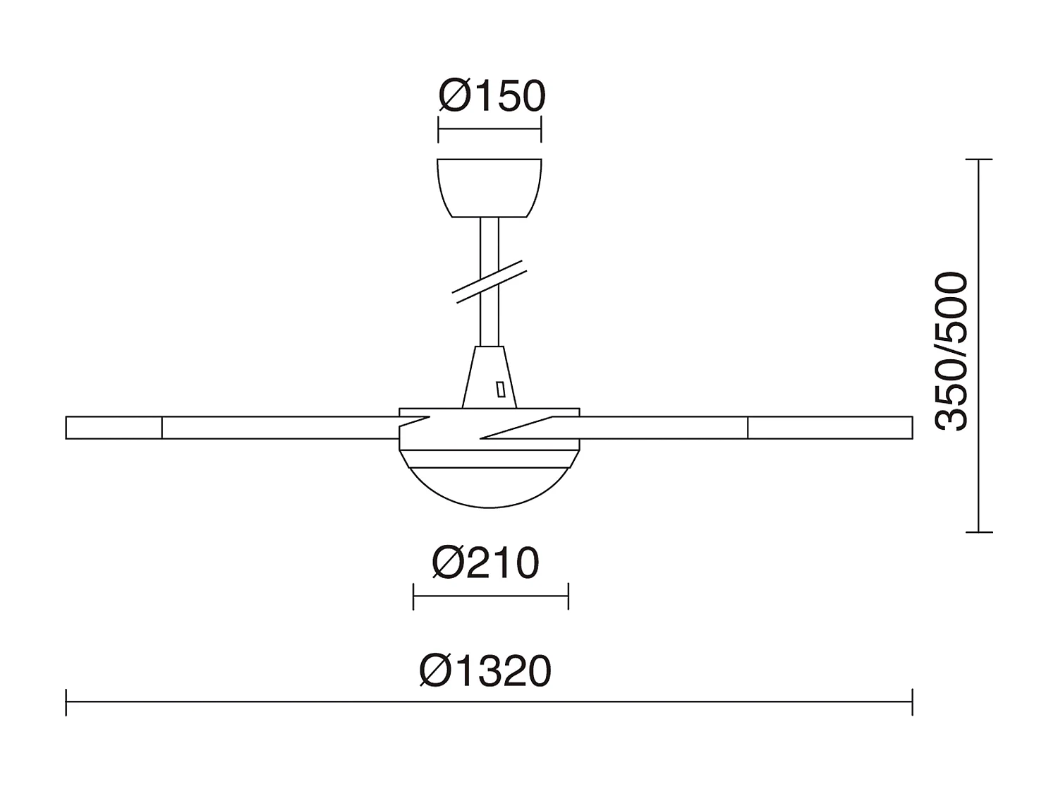 Ventilatore a soffitto Marinada-h.35,50 cm-Alluminio-led 13w-Controller-ip20-Grigio