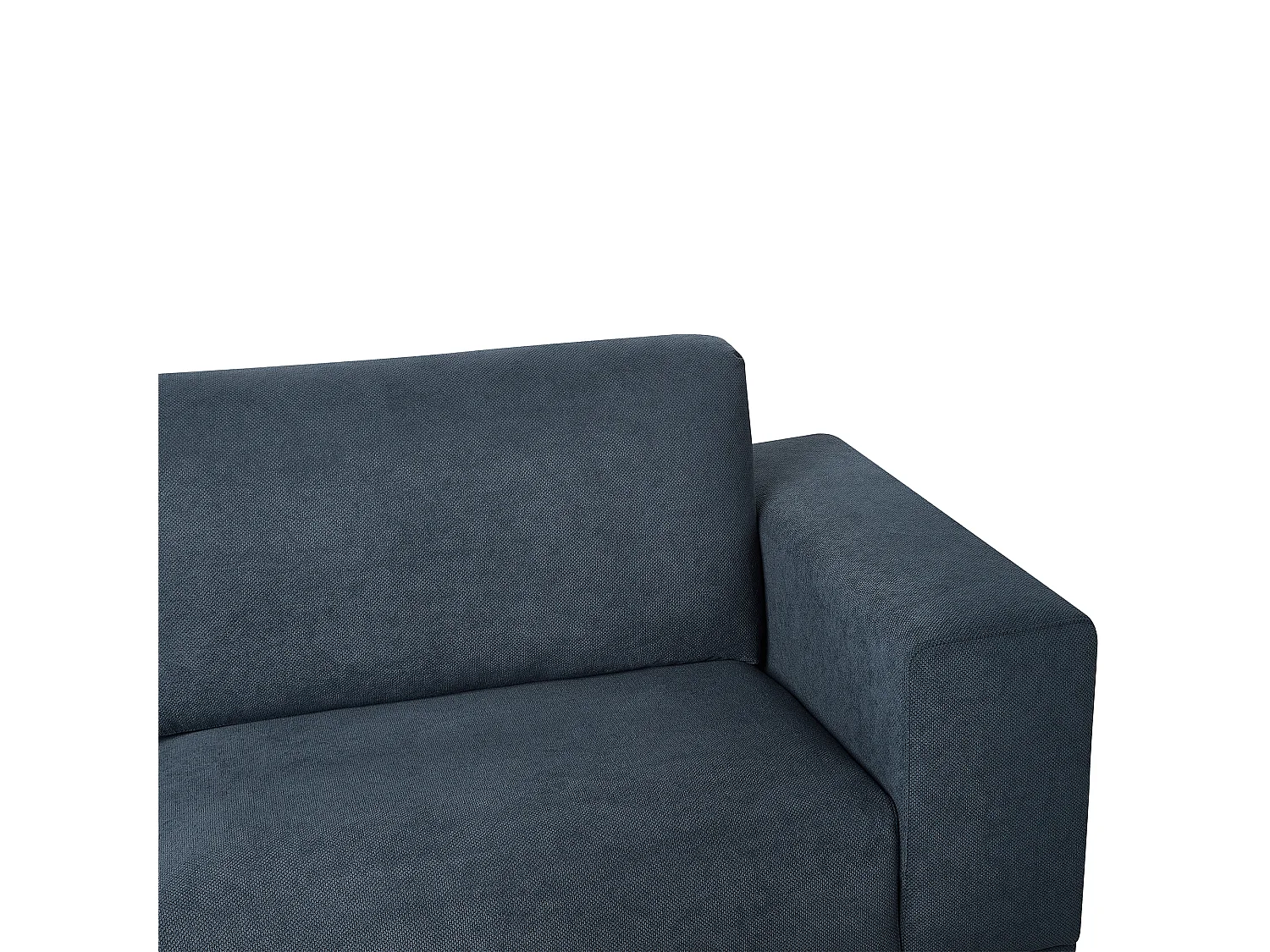 Canapé 3 places NIVALA Tissu Bleu foncé