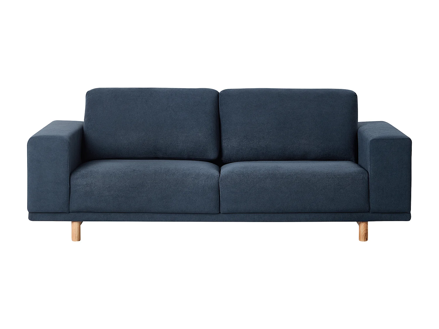 Sofa NIVALA Ciemnoniebieski dla 3 osób