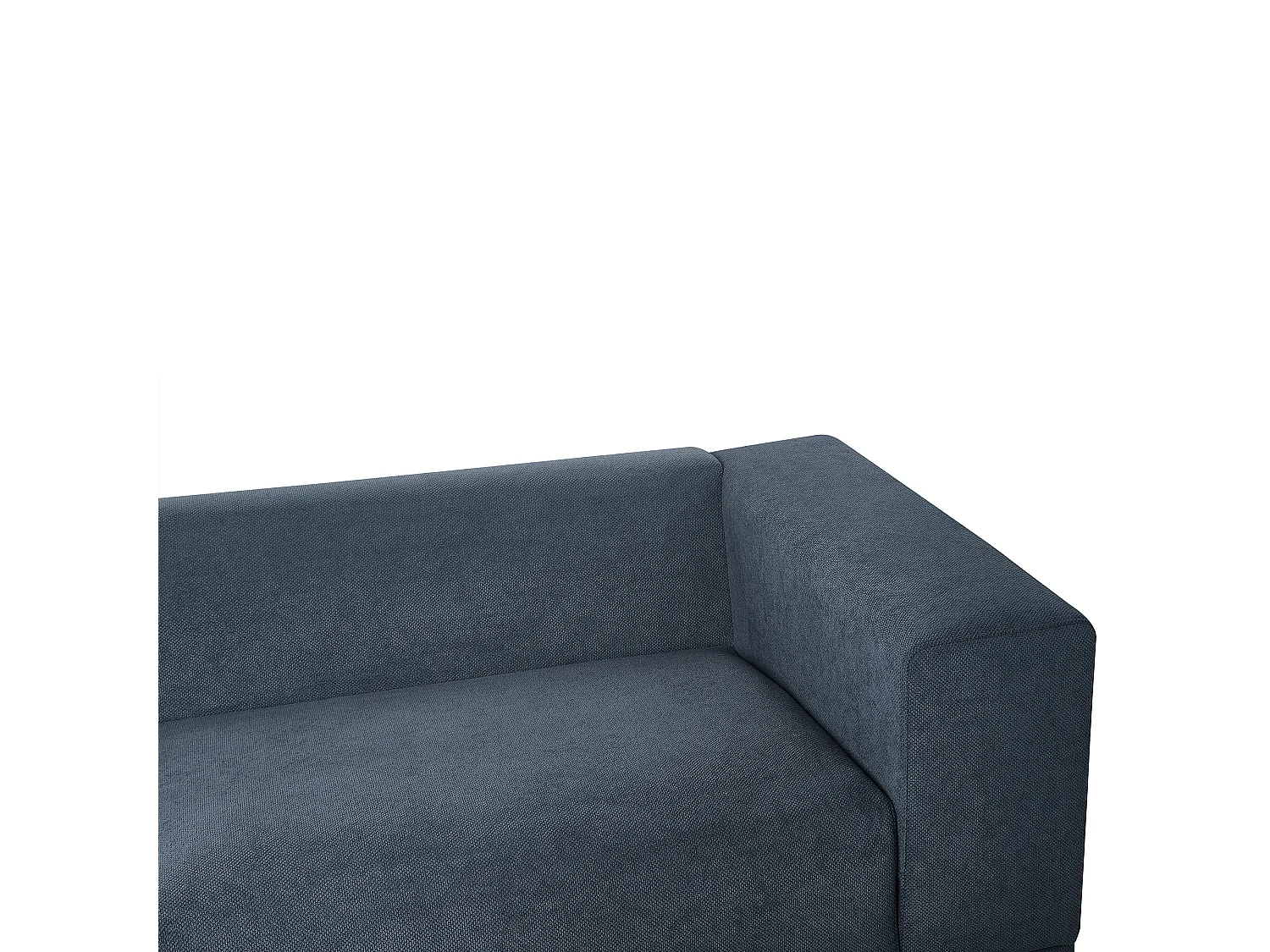 Sofa NIVALA Ciemnoniebieski dla 3 osób