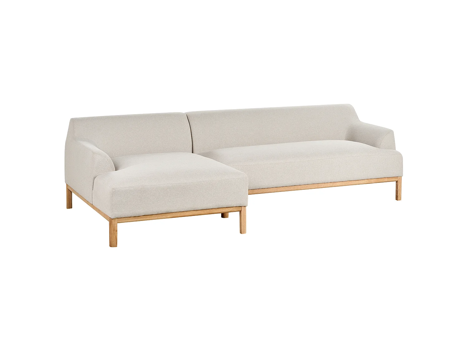 Hörnsoffa SOSJO Ljusbeige Högervänd