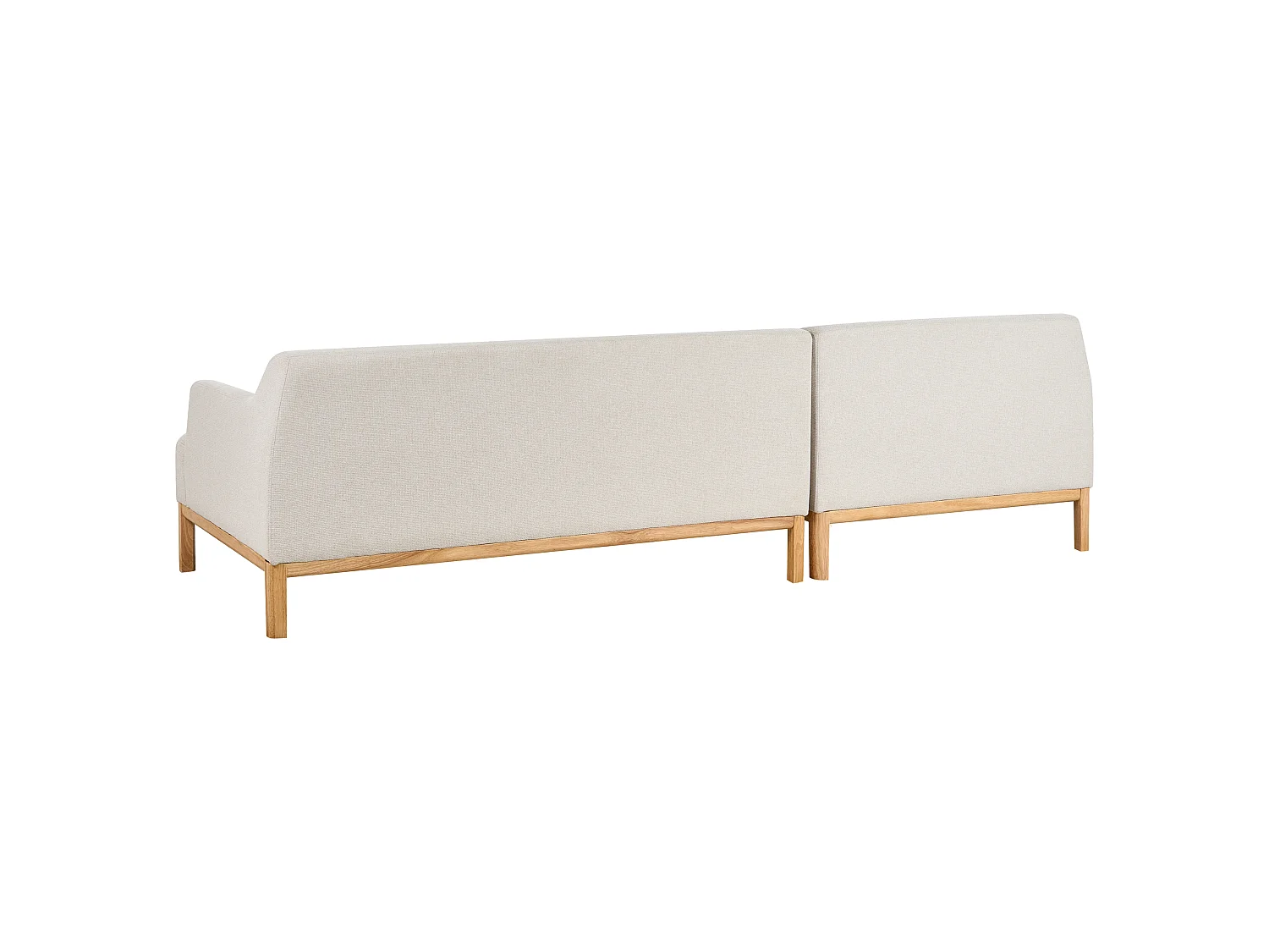 Hörnsoffa SOSJO Ljusbeige Högervänd