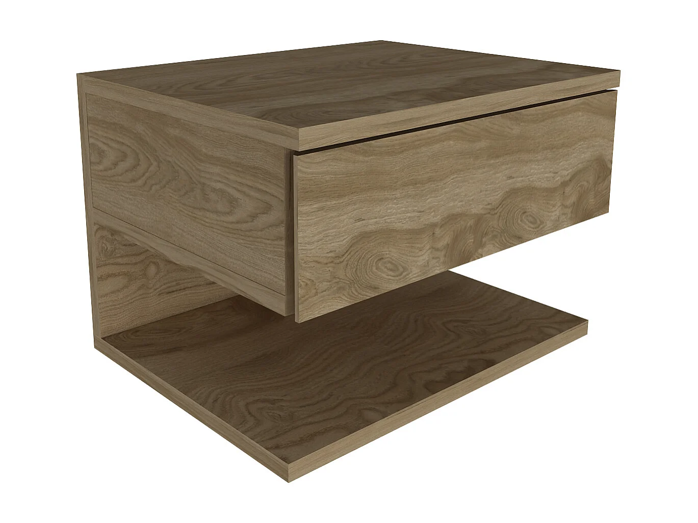 Decorotika Vivid Floating Nightstand - 45 cm W x 31.4 cm H x 36.8 cm D
