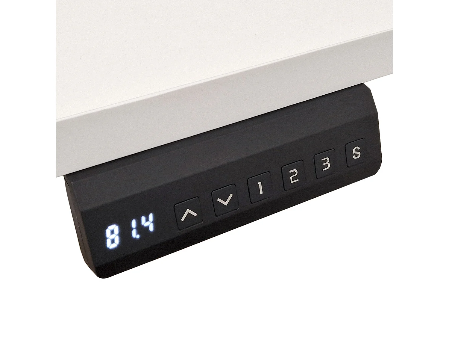 Verstelbaar bureau BIM Natural Desk eiken fineer 160x80x3 wit/eiken