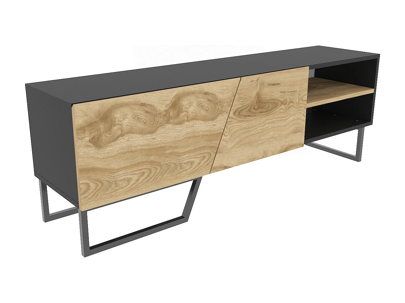 TV Lowboard Denasse  Weiß Bendire