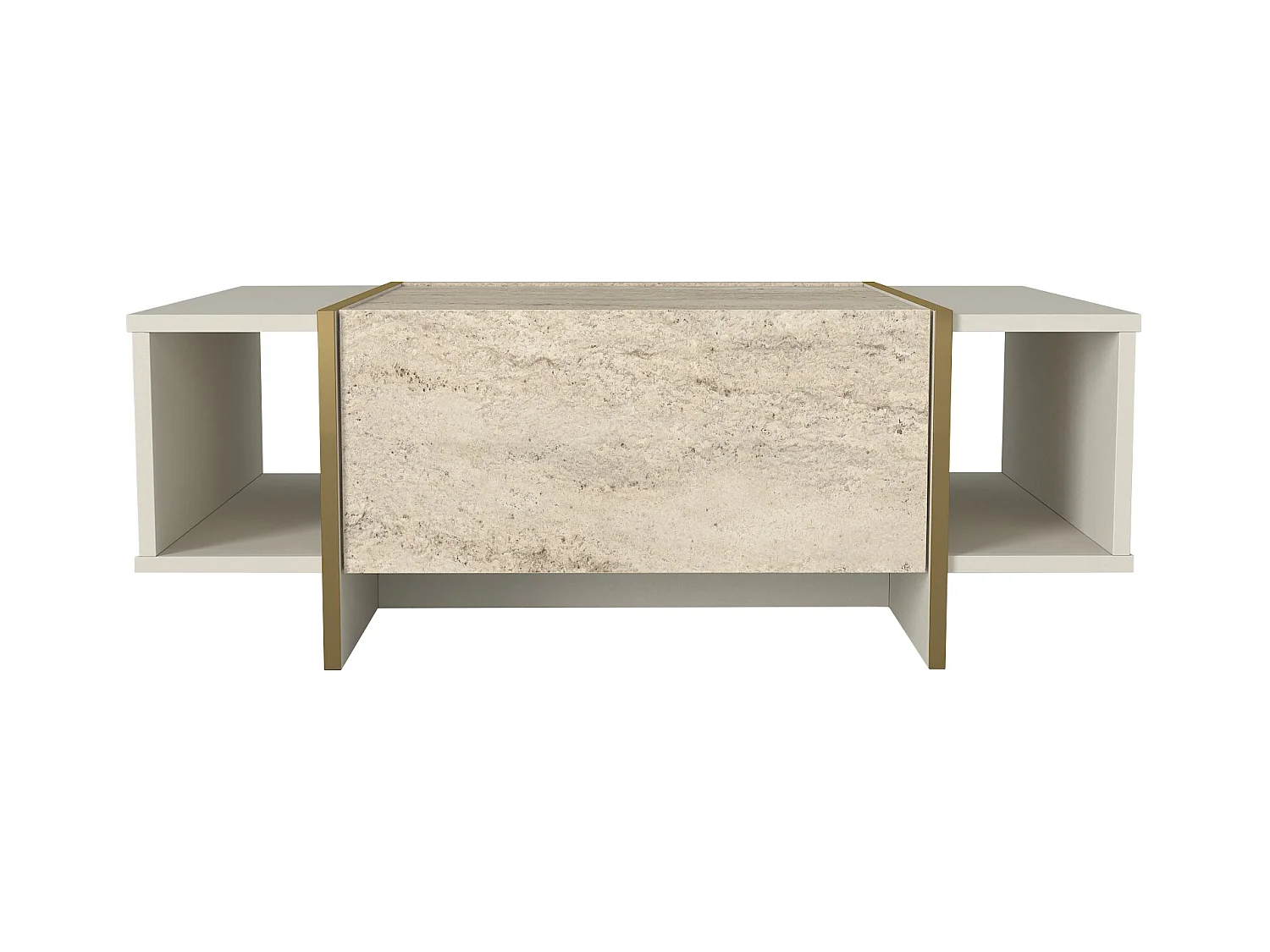 Couchtisch Veyron Beige Granit Optik