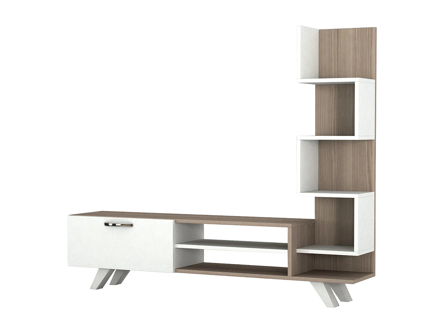 Wohnwand Ceren Weiß Cordoba