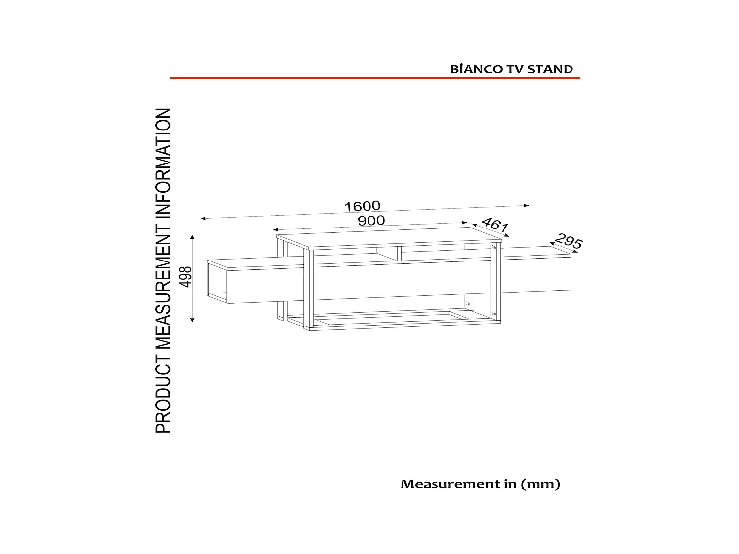 Wohnwand Bianco Marmor Optik