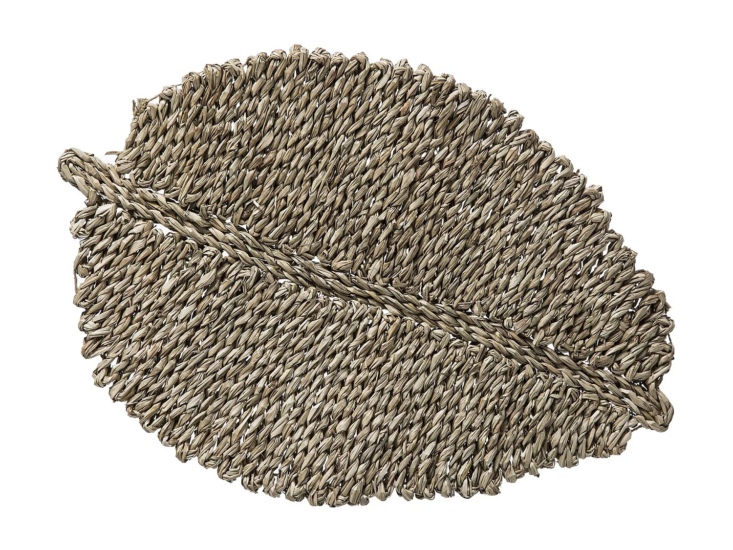 Set de Table en Roseau "Feuille" 33x48cm Naturel