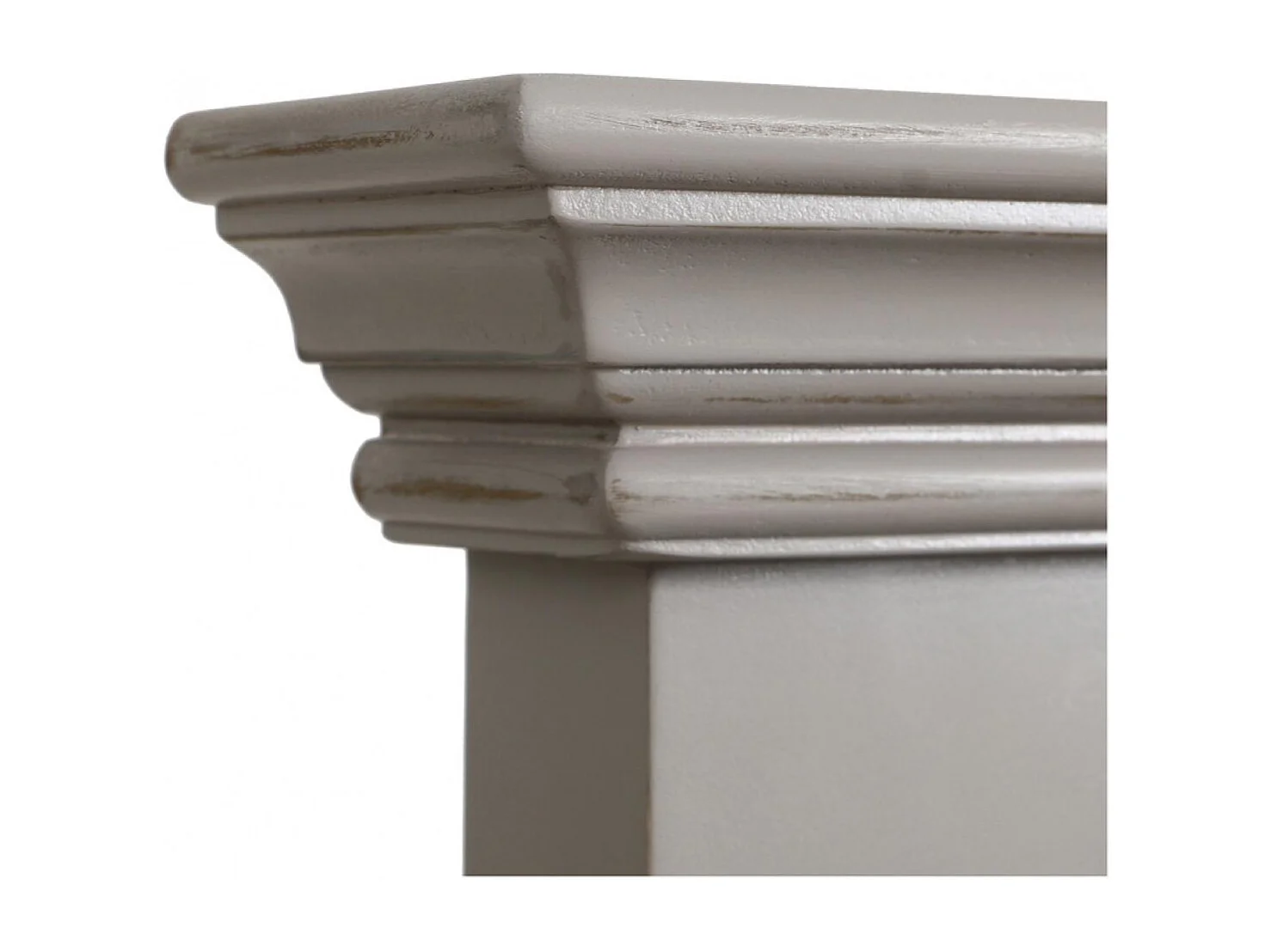 Meuble d'entrée 4 patères MDF Gris - Harmonie Interior's