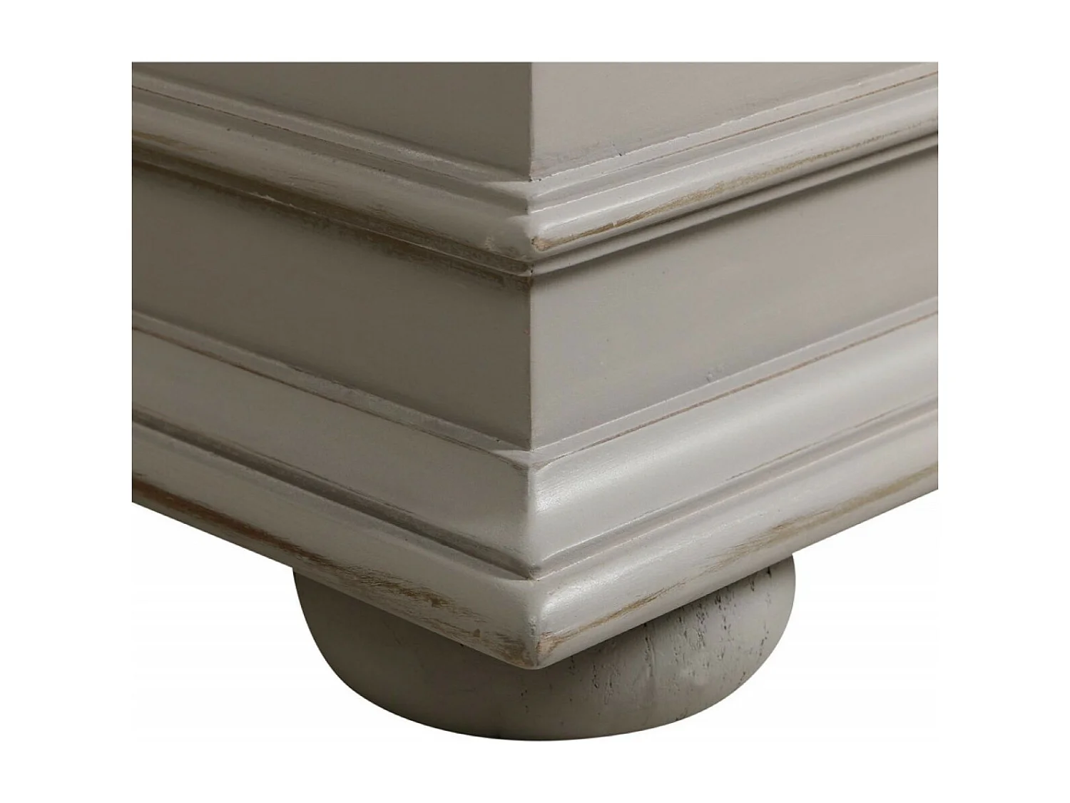 Meuble d'entrée 4 patères MDF Gris - Harmonie Interior's