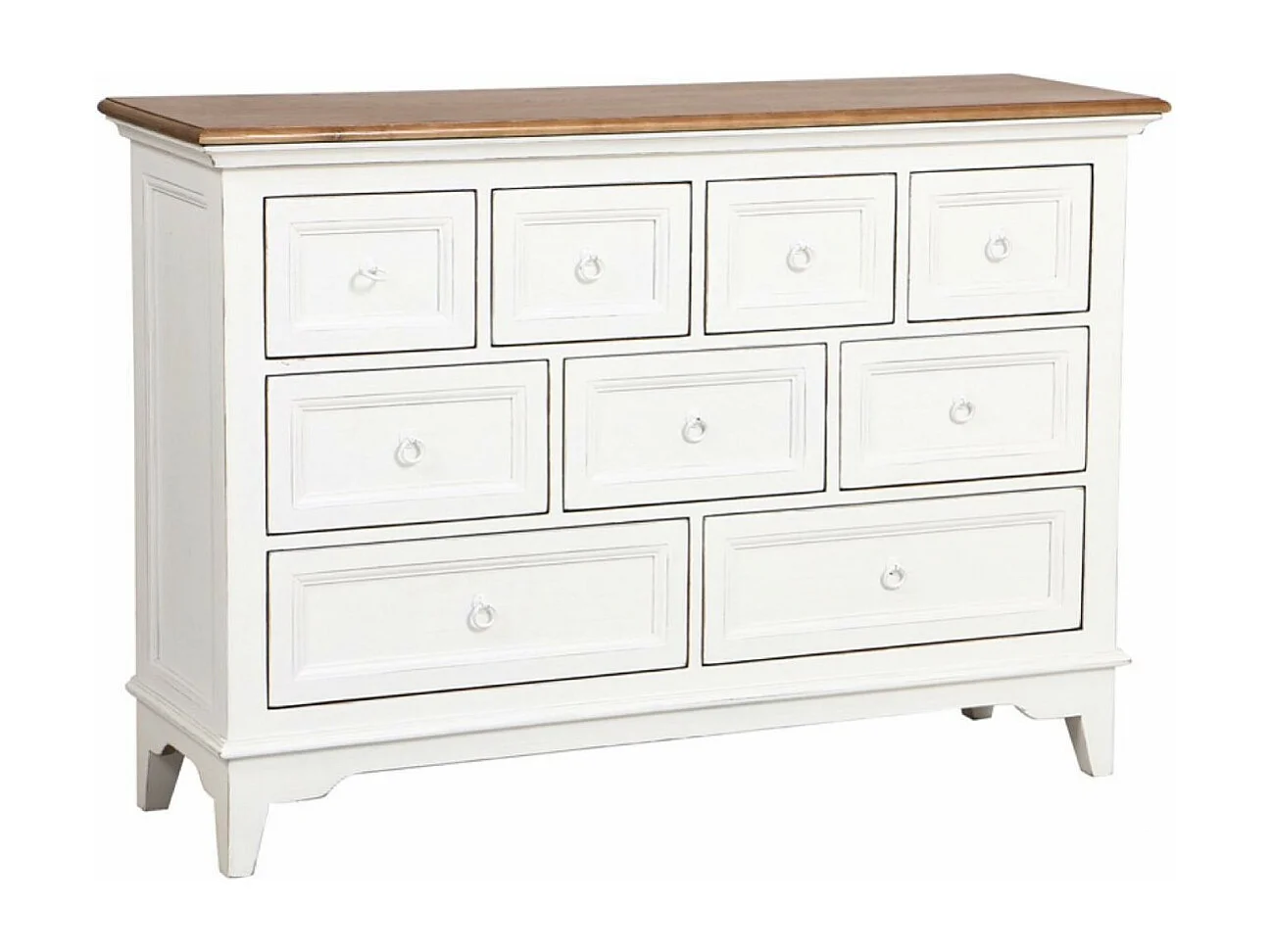 Meuble de mercerie Bois Blanc - Esquisse Interior's