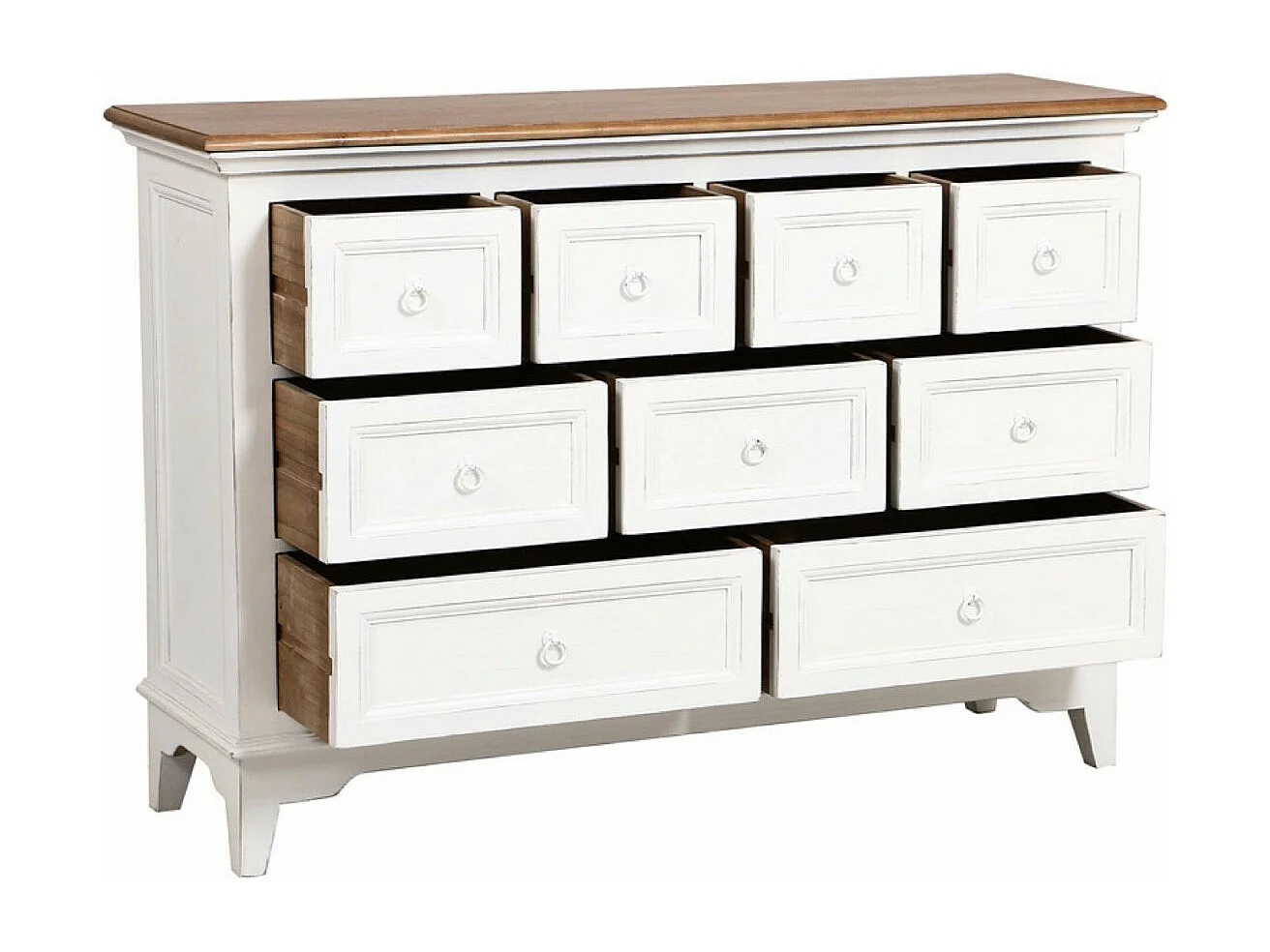 Meuble de mercerie Bois Blanc - Esquisse Interior's