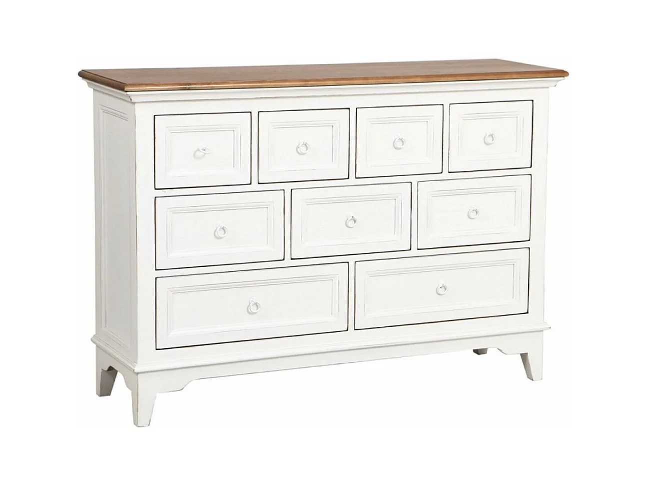 Meuble de mercerie Bois Blanc - Esquisse Interior's