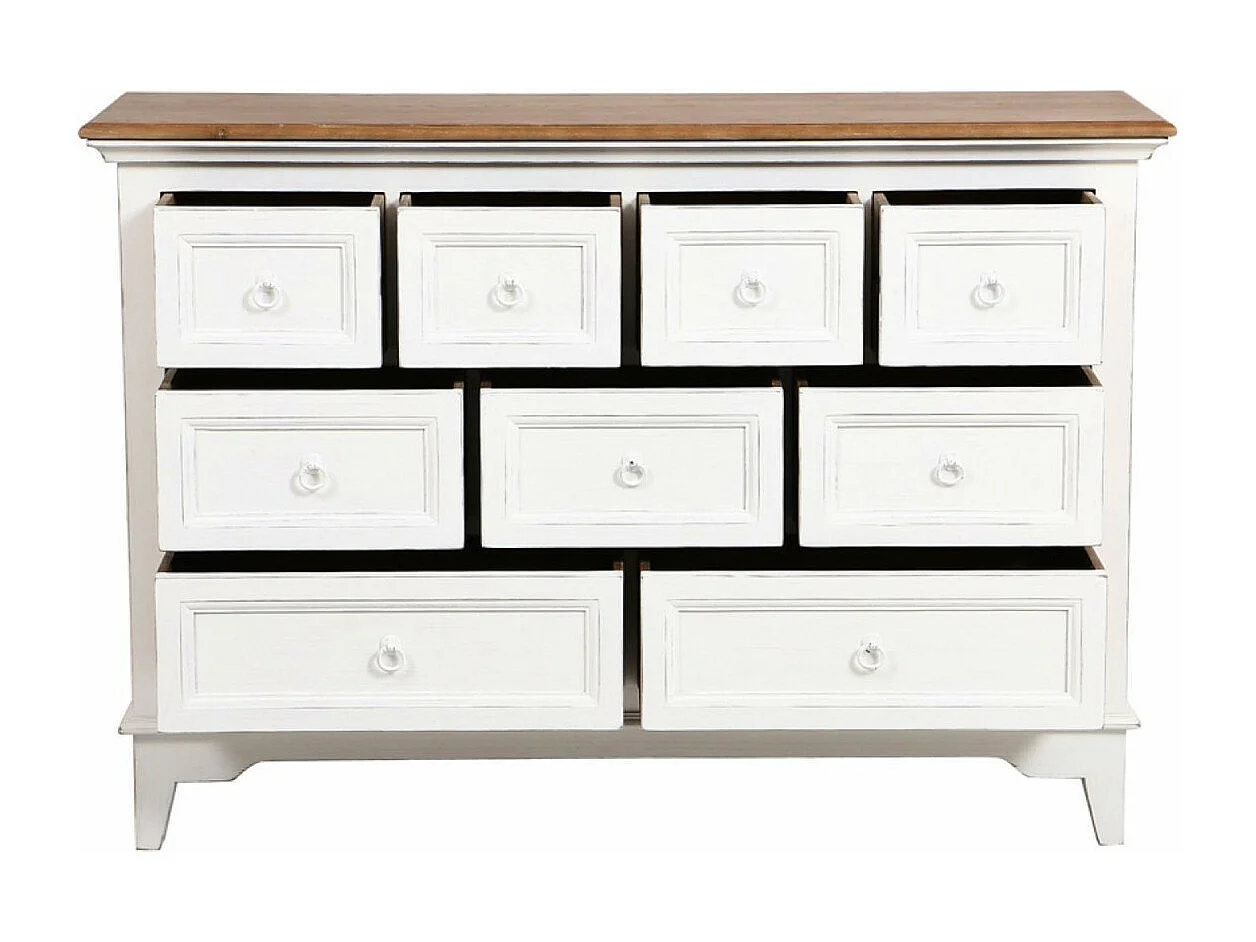 Meuble de mercerie Bois Blanc - Esquisse Interior's