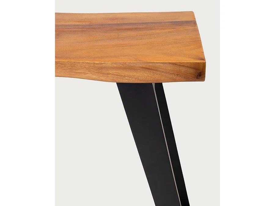 Teaka - Console en bois de teck massif