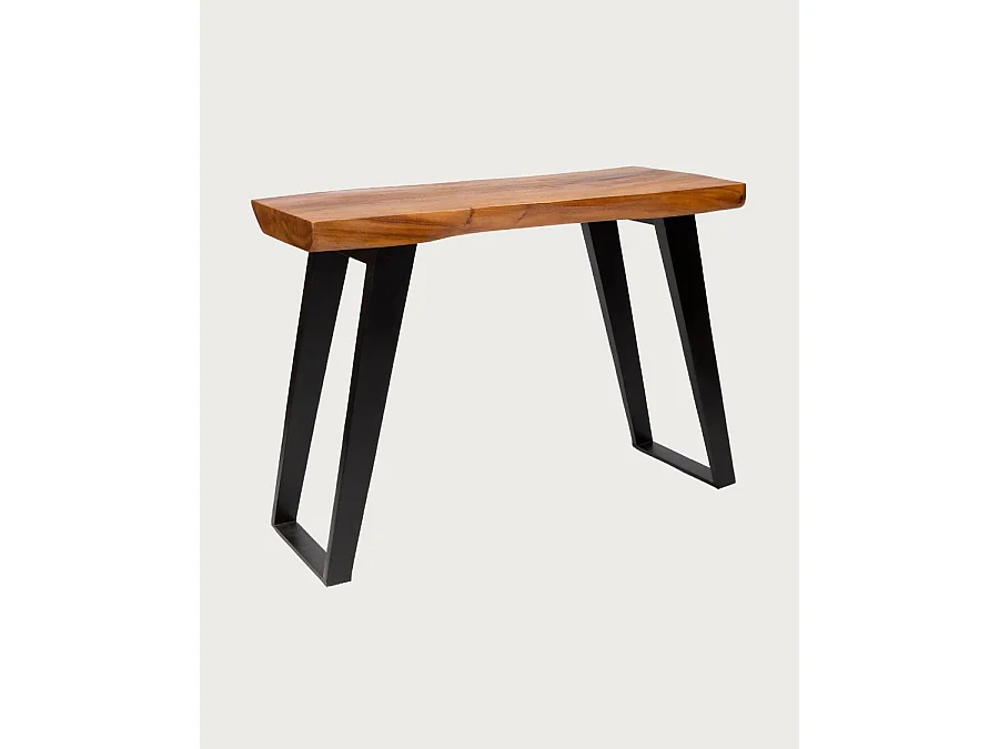 Teaka - Console en bois de teck massif