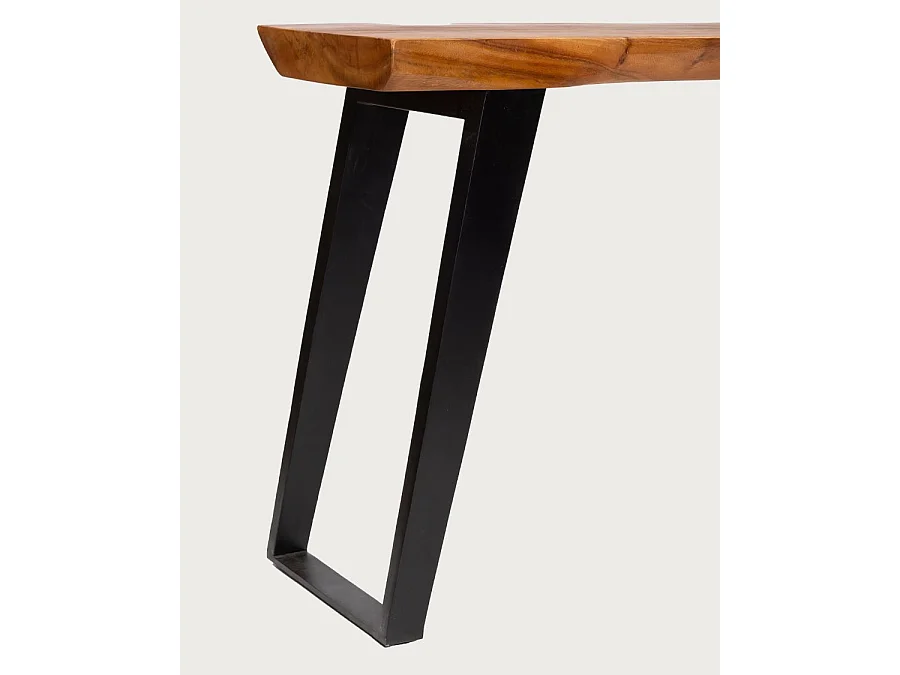 Teaka - Console en bois de teck massif