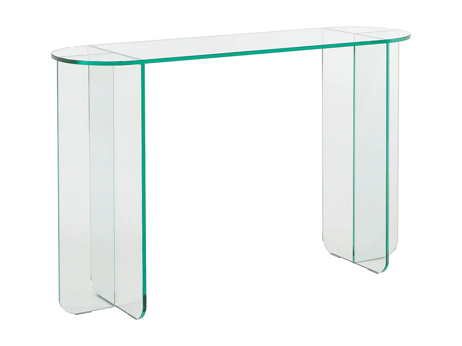 Hærdet glaskonsol - Transparent - FEYZA