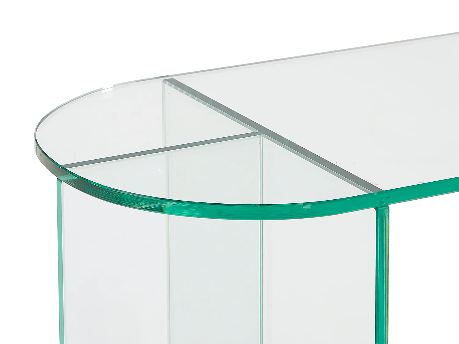 Konsol i härdat glas - Transparent - FEYZA