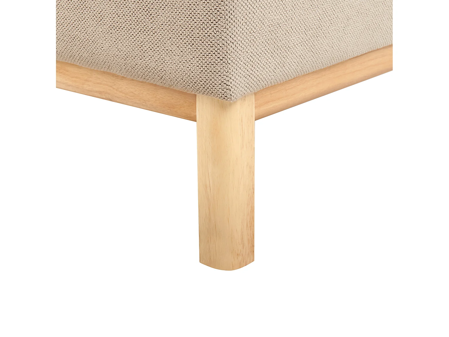 Bank SOSJO Stof Taupe 3-zitter