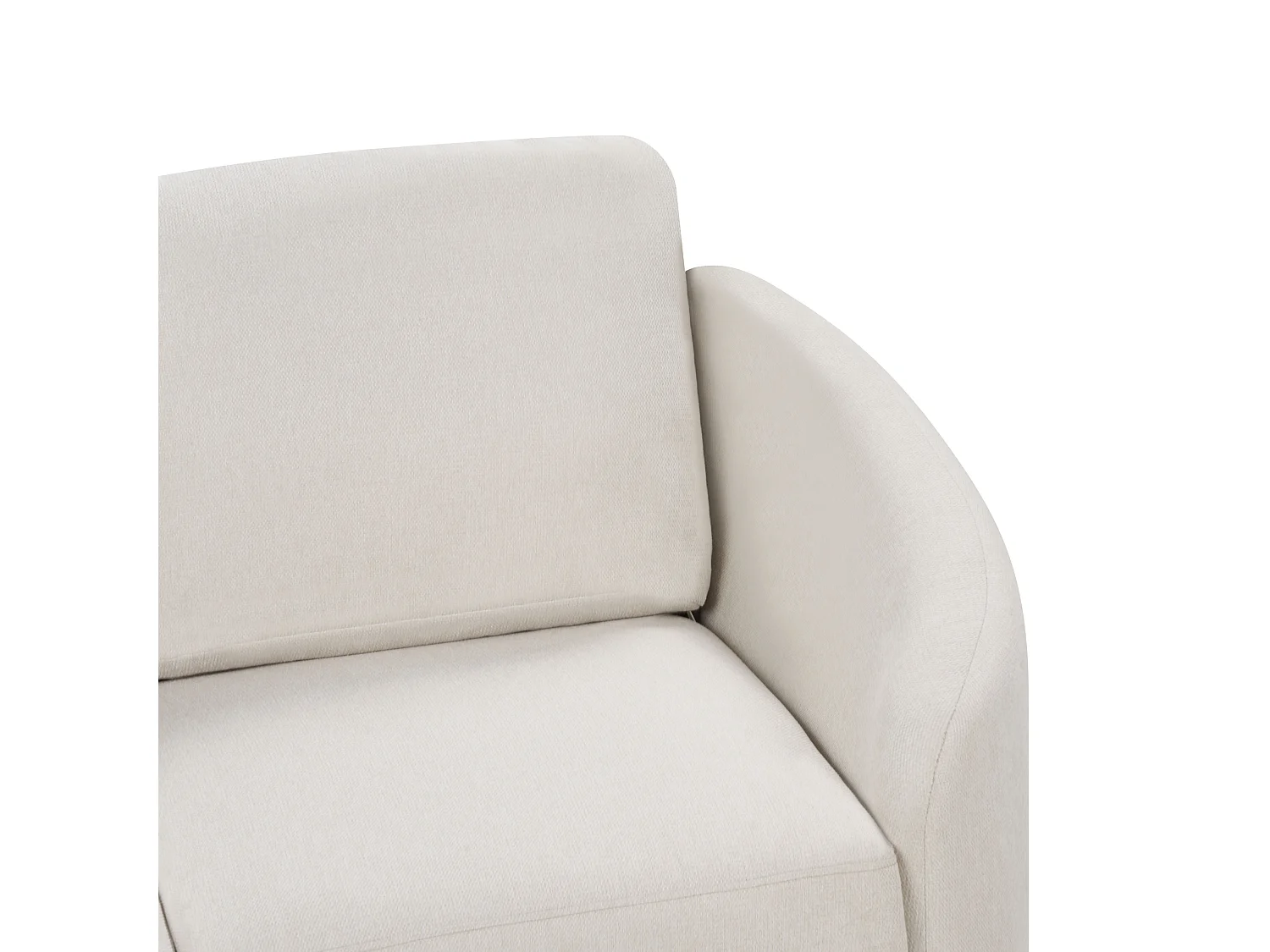 3-Sitzer Sofa beige mit Armlehnen goldenen Füßen Glamourös Modern Trosa