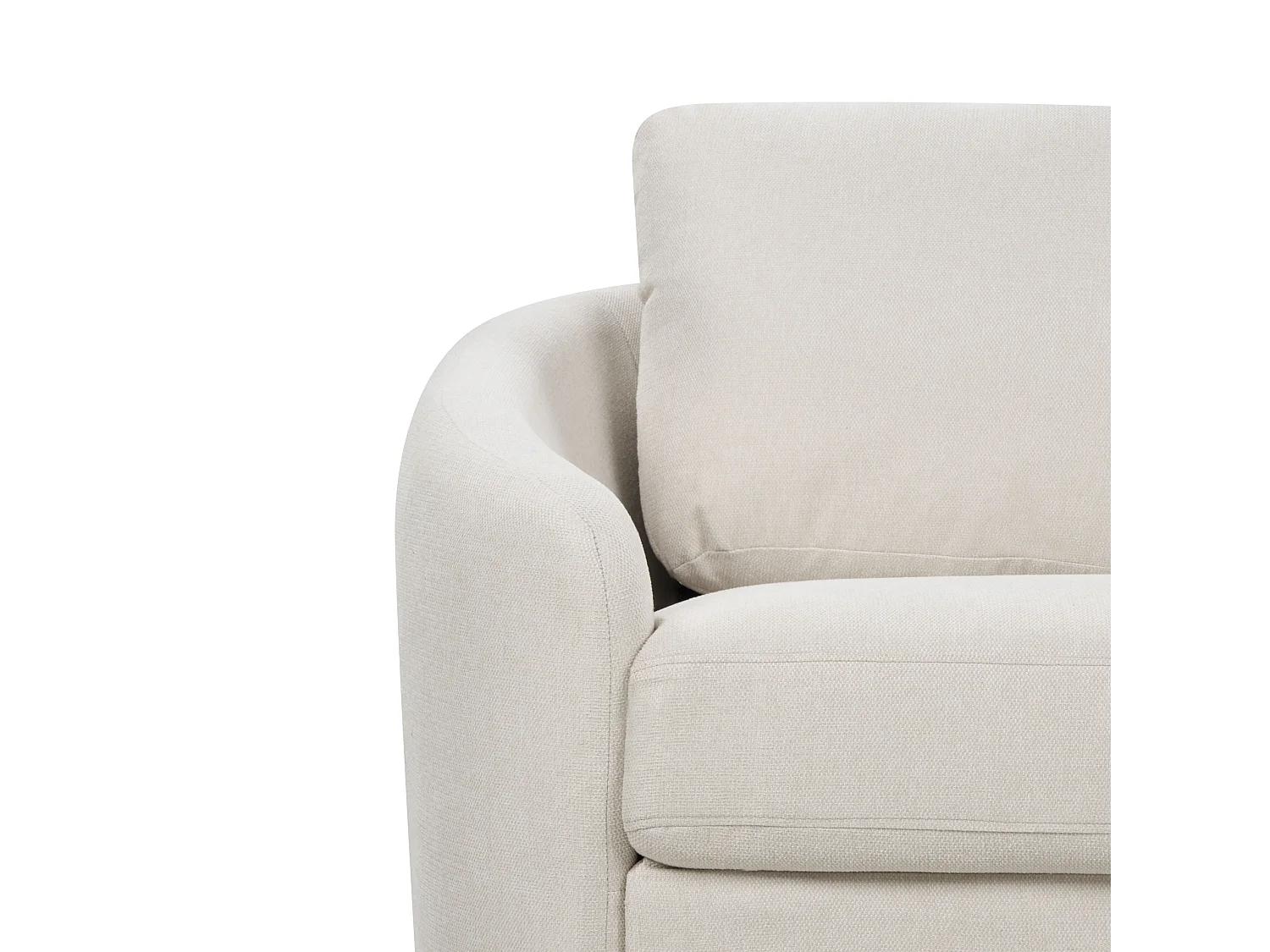 Bank TROSA Stof Beige 3-zitter