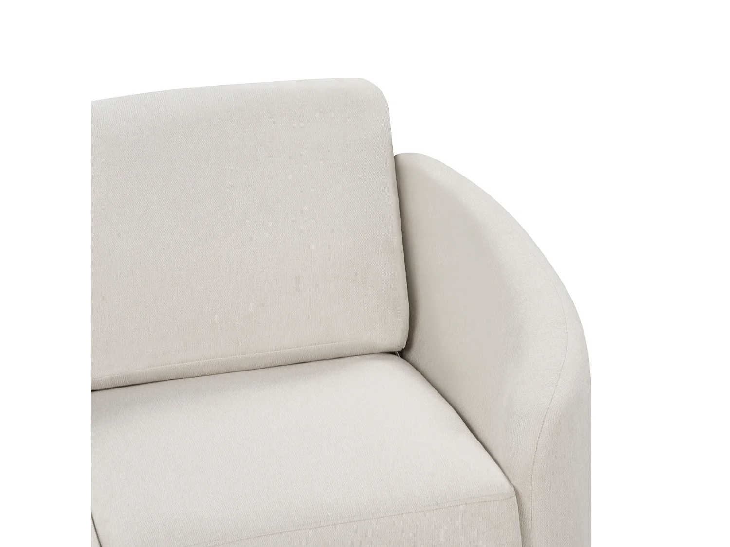 Bank TROSA Stof Beige 3-zitter