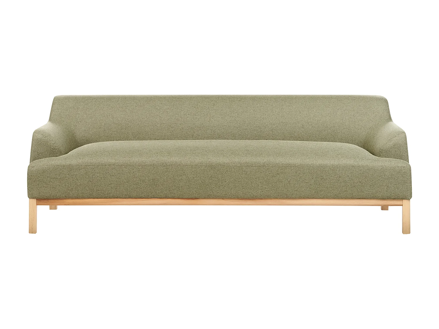 Canapé 3 places SOSJO Tissu Vert olive