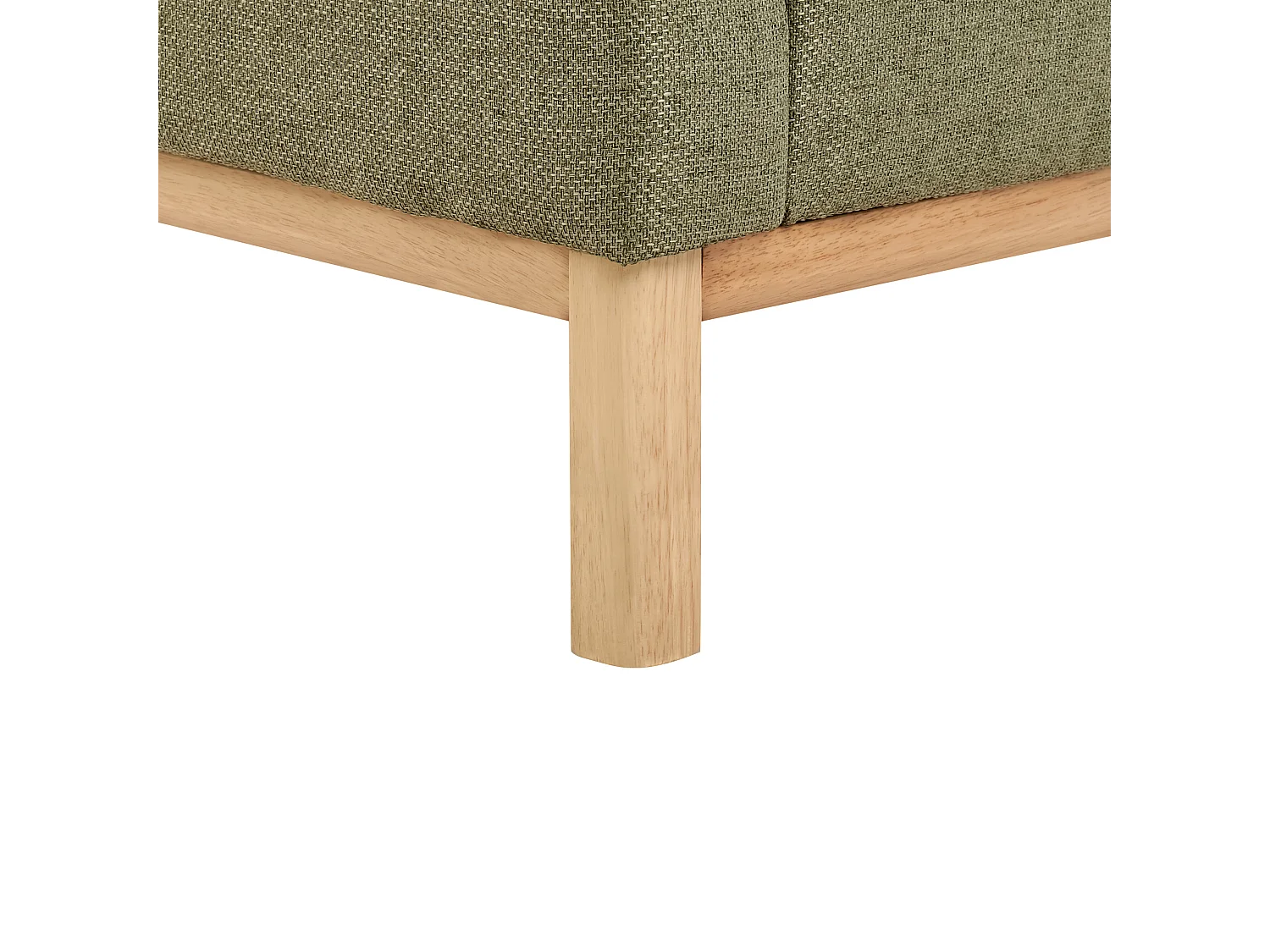 Divano SOSJO Tessuto Verde oliva 3 posti