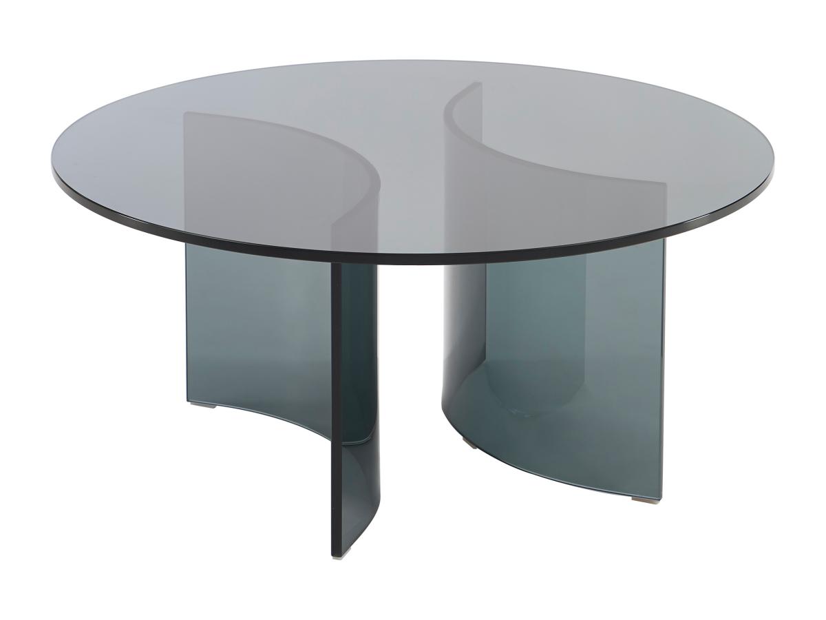 Couchtisch - Sicherheitsglas - Anthrazit - OKLAMA günstig online kaufen