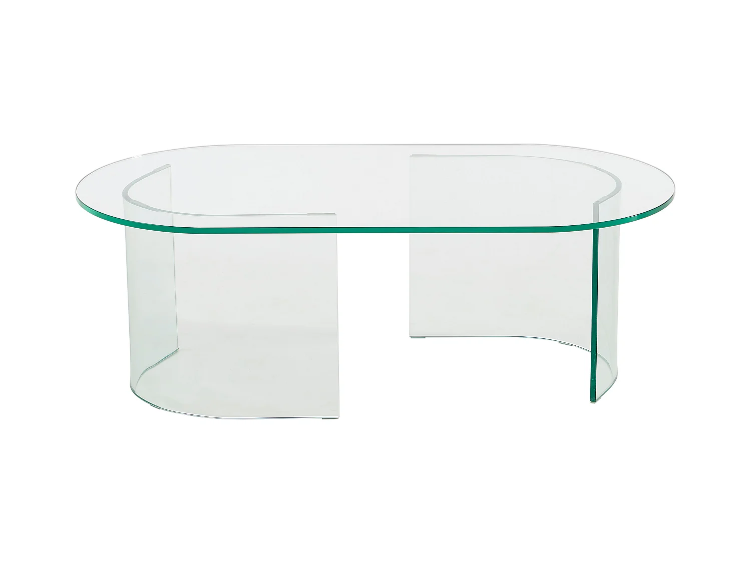 Buet herdet glassbord - Gjennomsiktig - NIZWA