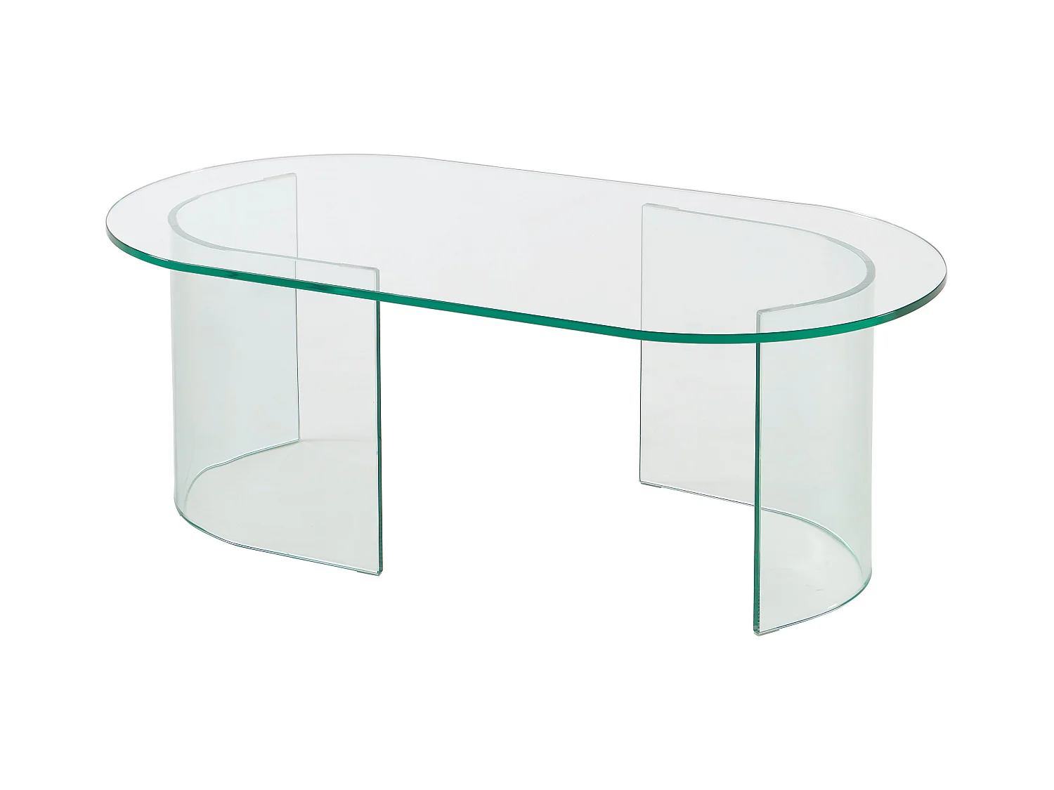 Buet herdet glassbord - Gjennomsiktig - NIZWA