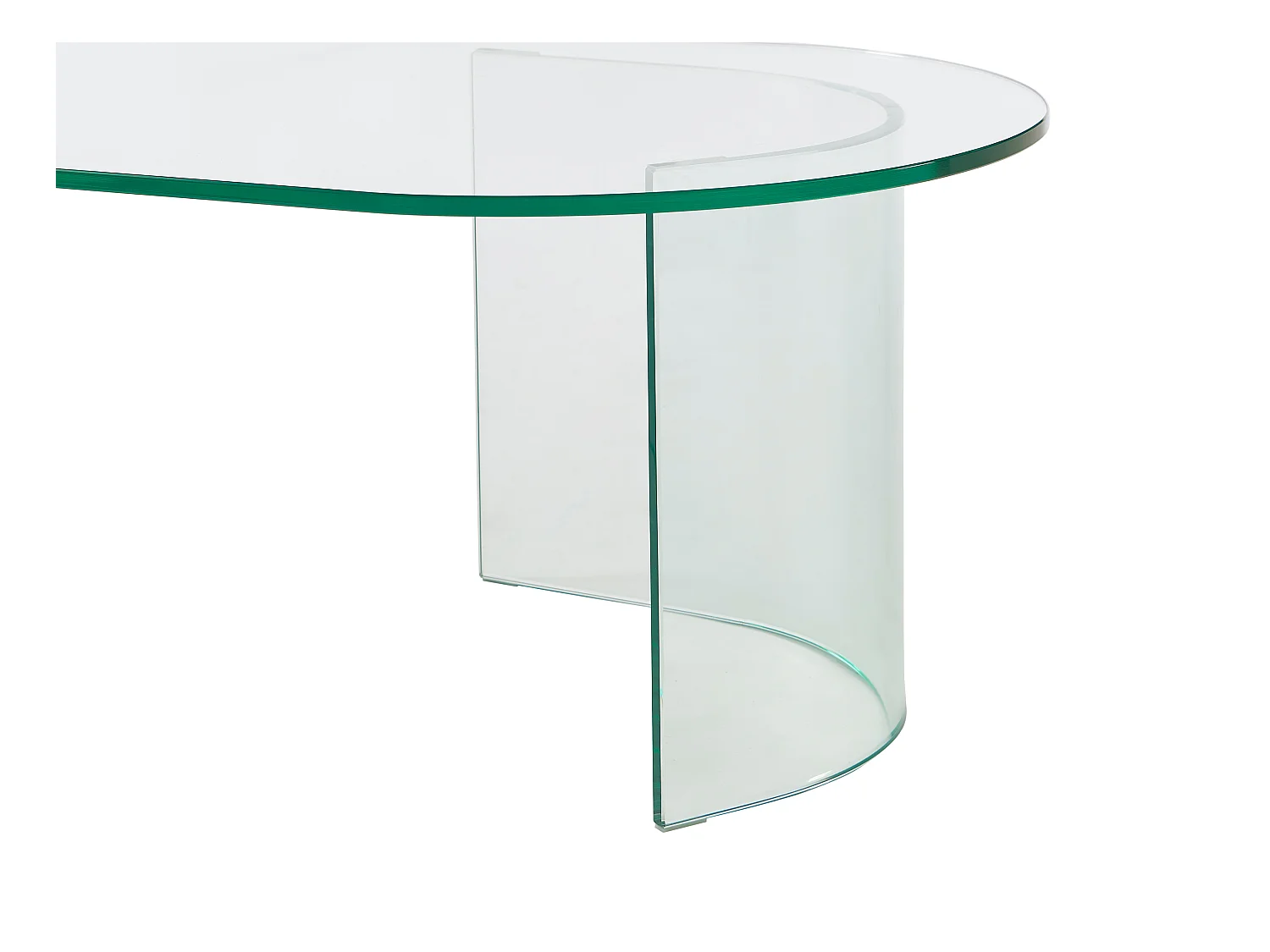 Buet herdet glassbord - Gjennomsiktig - NIZWA