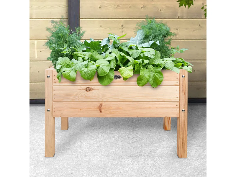 Carré potager pour enfant - L 78,8 x P 40,6 x H 50 cm - Bois