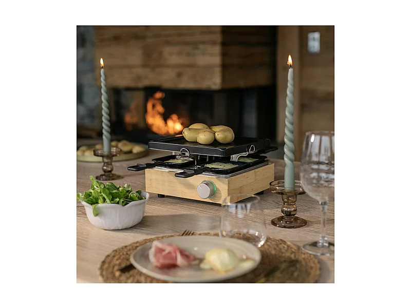 Appareil à raclette pour 4 personnes 800W