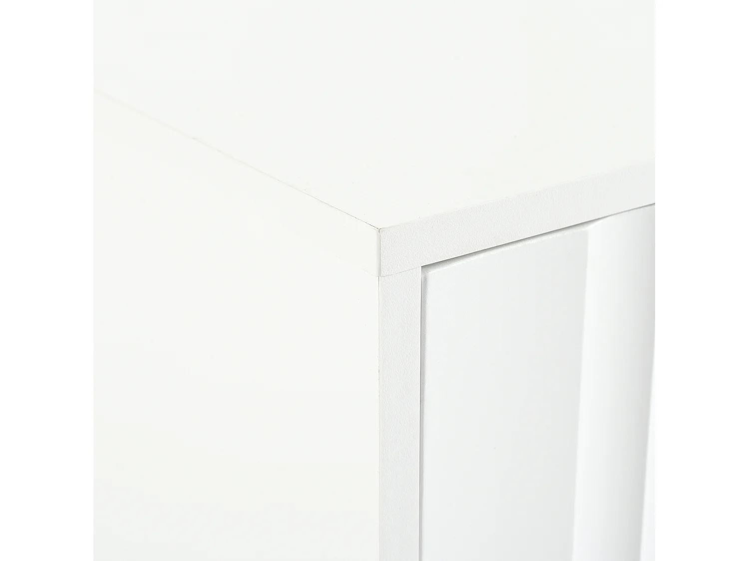 Meuble TV Blanc, 190 Cm X 38 Cm X 48 Cm, Pieds En Bois Doré, Design De Porte Rainurée, Blanc