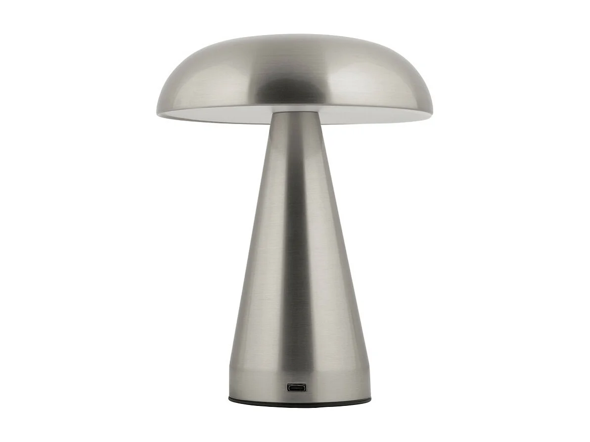 Rachel - Lampe à poser LED sans fil rechargeable - Argent